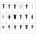 carsun 415 Pcs Car Retainer Clips & Plastic Fasteners Kit - 18 Most Popular Sizes Auto Push Pin Rivets Set