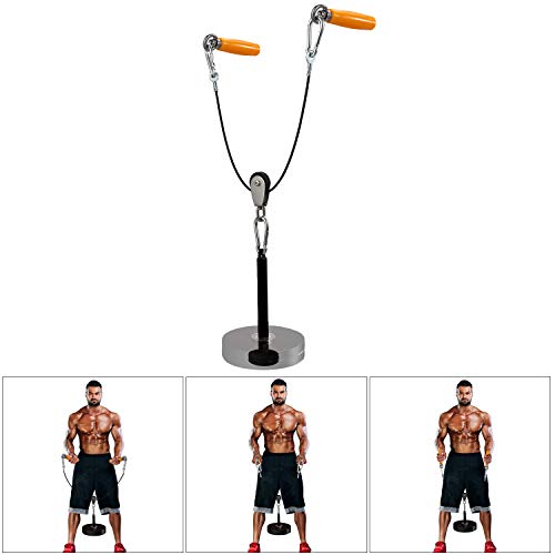 PELLOR-2020-Upgrade-Fitness-Wrist-Exerciser-Forearm-Blaster-Device-Anti-Slip-Two-Handles-Weight-Bearing-Pulley-Arm-Strength-Training-Fitness-Equipment-for-Women-Men-Home-Gym-Use-110lbs