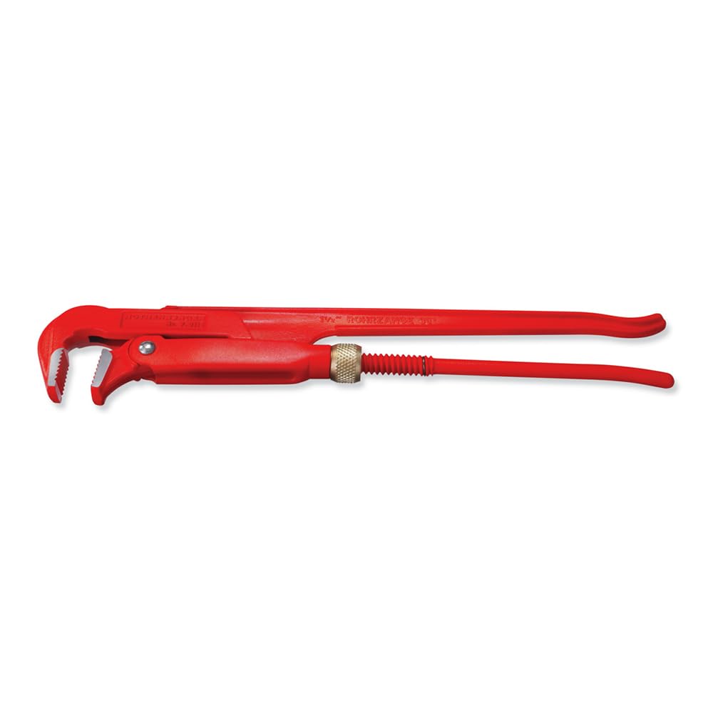 Rothenberger 7.0112X Pipe Wrench, Red, 90 Degree 2-Inch