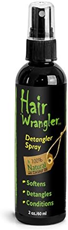 Hair Wrangler Detangler Conditioner with Coconut Oil and Caffeine