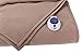 Perfect Fit SoftHeat - Twin Micro-Fleece Heated Blanket - Luxuriously Warm & Soft Electric Blanket, Patented Low-Voltage Technology (Beige, Twin)