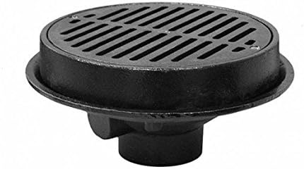 4 No Hub Heavy Duty Cast Iron Floor Drain With 10 1 2 Pan And 9