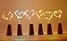 COSOON Set of 6 Wine Bottle Cork Lights Copper String Lights - 15LED 28Inch Wire String Lights for Bottle DIY, Wedding, Halloween, Christmas, Party Decor (colorful) T010