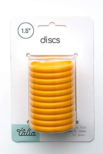 Talia Discbound Notebook - Discs (BBQ Mustard, 1.5inch)