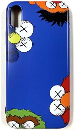 iPhone Protective Case KAWS Sesame Street Protector. (Blue, iPhone X/Xs)