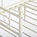GreenForest Daybed Twin Bed Frame with Headboard and Stable Steel Slats Mattress Platform Base Boxspring Replacement Easy Assembly for Living Room Guest Room(Light Beige White)
