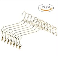 Xyijia Hanger Gold Metal Lingerie Hanger, Bra Hanger, Underwear Hanger, Bra Underwear Rack (50Pcs/ Lot)