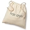 FabbPro Hair Dryer Bags Storage Organizer – Beige Color – 12" x 12" Drawstring Closure Cover – Ideal for Home, Hotel, Guest Room or as a Travel Bag (12" x 12")