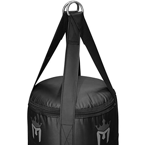 Meister 100lb Filled Heavy Bag for Boxing, MMA & Muay Thai 60" Professional Kicking & Punching