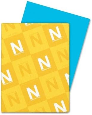 (3 Pack Value Bundle) WAU22721 Astrobrights Colored Card Stock, 65 lbs., 8-1/2 x 11, Lunar Blue, 250 Sheets