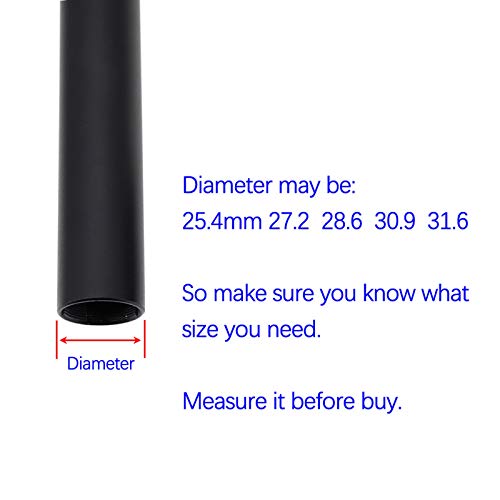 DJC Suspension Seatpost Straight Pillar Headless Bike Seat Post Shock