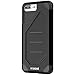 iPhone 7 Plus Case, Kuool Armor Heavy Duty Hybrid Flexible Dual Layer Anti-slip Full Protection Cover with Free Tempered Glass Screen Protector for iPhone 7 Plus-Black