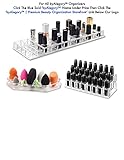 Clear Acrylic Lipstick Caps - Replaces Original Individual MAC Lipstick Caps - See Your Favorite Lipstick Color Easily (24 Pack)