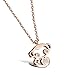 OPK Jewelry Rose Gold Plated Stainless Steel Holow Out Lovely Monkey Pendant Friendship Necklace