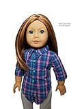 American Girl - Pretty Plaid Shirt for 18-inch Dolls - Truly Me 2016