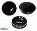SeaLux Marine Boat Black 2-5/8 INCH Plastic Boat Center Steering Wheel Cap for Boat Destroyer Steel Wheels