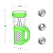Wakeman 3 in 1 LED Lantern, Flashlight and Panel Light, Lightweight Camping Lantern Outdoors (for Camping Hiking Reading and Emergency) (Neon Green), 75-CL1007, 3.25
