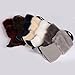 MIOIM Women Faux Fur Trim Knitted Winter Leg Warmers Ankle Boot Cuff Toppers