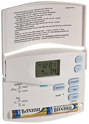 Supco 43154 Programmable Wall Thermostat with Blue