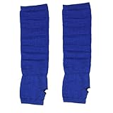 uxcell® Women Lady Elastic Thumbless Fingerless Arm Warmers Gloves Blue