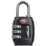 Bulldog Vaults TSA Lock luggage locks with Steel Shank (1-Pack)
