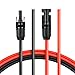 JYFT 10AWG(6mm²) Solar Extension Cable with MC4 Female and Male Connector (30FT Red + 30FT Black)