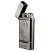 Kivors USB Rechargeable Windproof Arc Lighter Flameless Electronic Arc Lighter Plasma Arc Pulse Cigarette Metal Lighter (Eagle Grey)