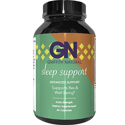 Natural Sleep Aid Pills Best Herbal Sleeping Formula Melatonin GABA L Theanine 5 HTP