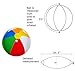 4E's Novelty 16 Inch Inflatable Beach Balls Bulk 24 Pack - Birthday Pool Party Favors for Kids, Summer Goodie Bags Stuffers Toys, End of Year Student GIFS