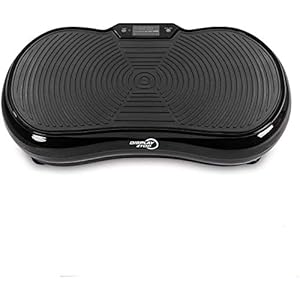display4top Ultra Slim Vibration Plate Exercise Machine,5 Programs + 180 Levels,Full Whole Body Vibration Machine for…