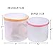 BAGAIL Laundry Bags Mesh Wash Bag for Intimates Lingerie and Delicates,4Pcs(Bra Wash Bag,6×6inch+7×7inch)
