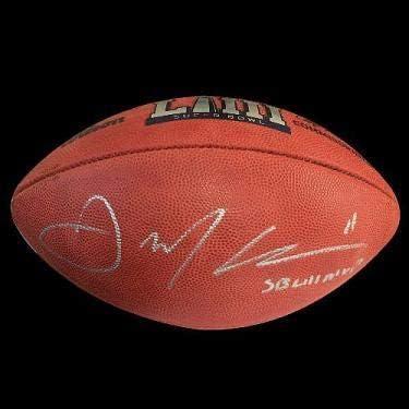 julian edelman autographed football