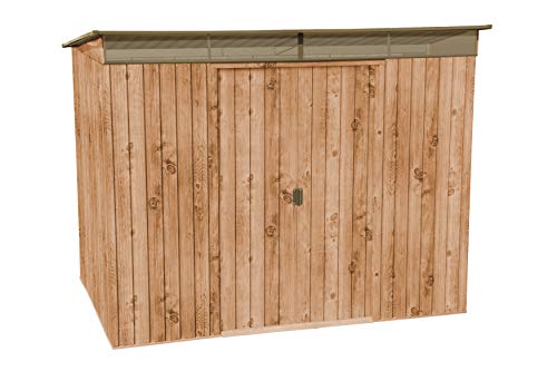 Duramax 50345 8 x 6 Ft Pultdach Skylight Schuppen – Holzmaserung