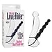 California Exotic Novelties Silicone Love Rider Beaded Dual Penetrator, Black, 0.12 Pound