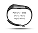 Wizvv Compatible Bands Replacement for Fitbit Surge, with Metal Buckle Fitness Wristband Strap Women Men Large Small (Black,Large)