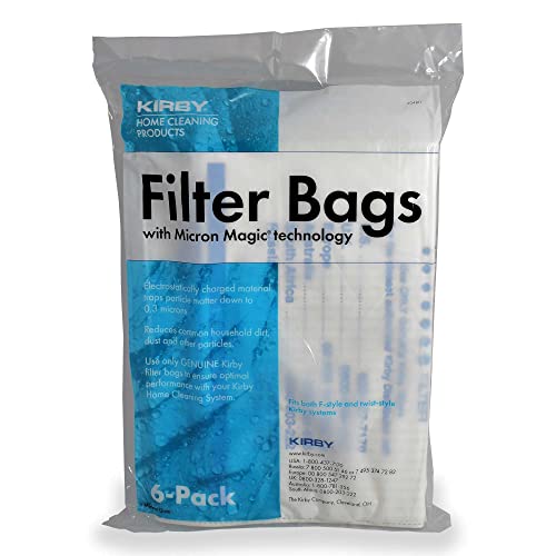 Kirby 204811 Filter Bag Six Pack Micron Magic HEPA (6 Filter Bags