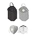 WensLTD 20Pcs Breathing Mask with Exhalation Valve, N95 Activated Carbon Dustproof Mask Safety Face Masks for Running Cycling Outdoor Activities