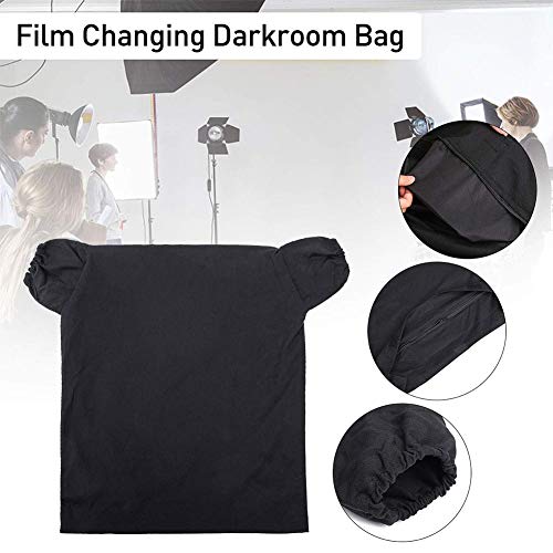 INLAR Darkroom Bag Developing Professional Anti Static Light-Proof Zipper Easy Clean Dual Layer Portable Practical Load Photo Anti Reflection Photography Film Changing - Thumbnail 4