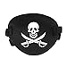 WINOMO Pirate Eye Patch Eye Mask for Children (Black White)
