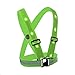 High Vis LED Vest Safety Lighted Cycling Running Vest USB Charging Elastic Straps Adjustable Size Flashlight Warning Vest for Outdoor Sports - Led Glowing Suspenders Reflective Running Gear Vest