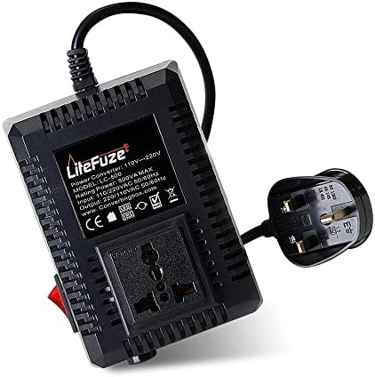 Ciyeu 200W Voltage Converter – Step-Up Transformer 110V To 220V, US Plug, Compact Travel Adapter For Canada, Mexico, India & More
