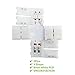 LightingWill 10pcs/Pack X Crossing Shape Solderless Snap Down 2Conductor LED Strip Connector for Quick Splitter Connection of 8mm Wide 3528 2835 Single Color Flex LED Strips