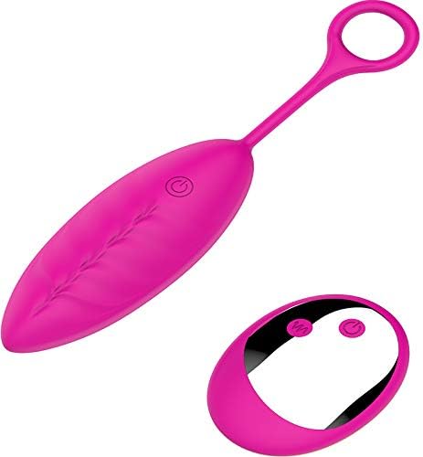 Wireless Vibrating Egg, OMOUP 10 Frequency Silicone Love Egg for Women Waterproof and Rechargeable - Pink