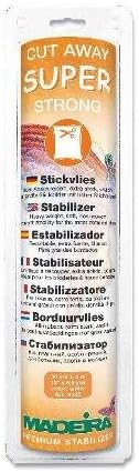Madeira Super Strong Cut Away Machine Embroidery Stabilizer White