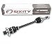 Sixity XT Rear Right Axle compatible with Yamaha Rhino 700 2013 - YXR7FDGR FDR FHD 4X4
