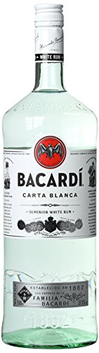 Used Empty 1.5 Litre Optic Bottle - Bicardi White Rum Free P&p (5010677012171)