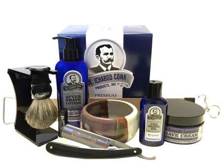 Colonel Conk Model 2316 Straight Razor Set with Santa Fe Bowl