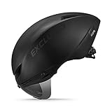 Exclusky Road Bike Helmet for Men Women with Magnetic Shield Visor 56/61cm