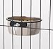ProSelect 8-Ounce Stainless Steel Coop Cups for Pet Food – Pet Bowls Attaches Securely to Cage with Plate and Wingnut
