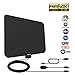 Amplified HD Digital TV Antenna 60-100 Mile Range.Support 4K HD VHF UHF Freeview Television Local Channels w/Detachable Signal Amplifier and 13.3ft Longer Coax Cable-[2019 Latest]